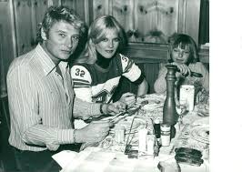 Johnny Sylvie Et David Johnny Hallyday Chanteur Chanteurs Francais