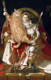 I learned about fat cat art while sat in a dentists waiting room of all places. Fat Cat Art Jean Auguste Dominique Ingres Napoleon I As The Imperial Throne For The Cat World Domination For Z Cat The Story Of The Painting Https Fatcatart Com 2014 09 Cats Are The Emperors Of The Universe Lang En Facebook