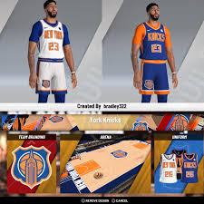 The new york knicks are one of the most successful teams in nba history. Knicks Rebrand Uniform Concept Nba2k