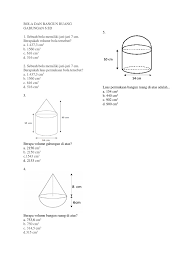 Pernyataan berikut merupakan rumus volume bangun ruang sisi datar, kecuali. Soal Volume Bangun Ruang Gabungan Kelas 6 Dengan