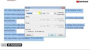 Belajar Microsoft Word 2010 Bagian 5 Paragraph Untuk Pemula Youtube