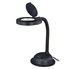 This unit features a power ring of 45 ultra bright smd led's and bright white light with 30% less current draw than fluorescent bulbs. Patriot Lighting Aliso Magnifier Desk Lamp At Menards