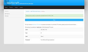 Now in the nitrado game cloud. Multicraft The Minecraft Hosting Solution Userguide Site