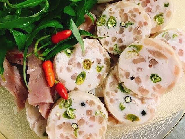 Giò Lụa Bì Heo Ớt Xiêm Xanh