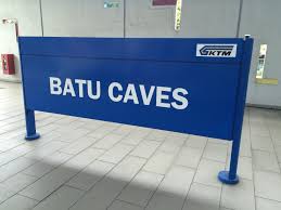 And when travelling from kl sentral station, the ktm komuter line is easy to find, and low priced. Batu Caves Komuter Station Wikipedia