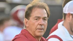 Nick Saban had a great reaction after baby crashed news conference