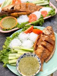 Thai grilled fish seafood w sauce miang pla pao nin is cooking. Miang Pla Pao Menu Kelas Baking Online Cikgu Hana Mb Facebook