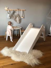 Holzrutsche Fur S Spielzimmer Kinderrutsche Kinder Rutsche Indoor Rutsche