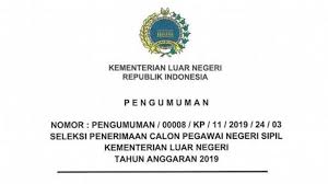 Ada 20 jabatan yang dibuka dalam cpns kementerian luar negeri 2021. Kemenlu Buka 132 Formasi Cpns 2019 Ini Syarat Khusus Jadi Diplomat Tribunnews Com Mobile