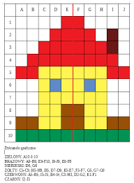 Coding Pixel Art Attivita Di Arte Per Bambini Carta Quadrettata