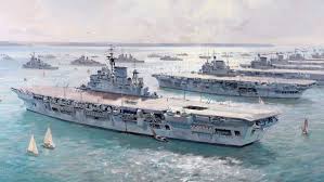 Maritime Art Exhibition In London Royal Navy Aircraft Carriers Navy Carriers Royal Navy Ships