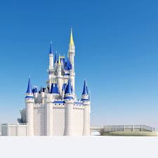 3d Cinderella Castle Model Cinderella Castle Castle Cinderella