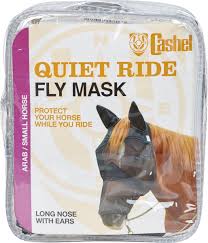 crusader quiet ride long nose fly mask with ears cashel