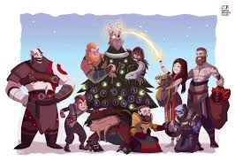 From Sony Santa Monica Twitter Account Happy Holidays Godofwar In 2021 Kratos God Of War God Of War Greek God Of War