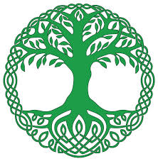 The celtic tree of life is often drawn showing the branches reaching skyward and the roots spreading out into the earth below symbolising the druid belief in the link between heaven and earth. Celtic Tree Of Life Symbol Harreira