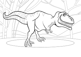 Van de tyrannosaurus tot brachiosaurus kleurplaten, je vindt alle dino's hier! Kleurplaat Dinosaurus T Rex Dinosaurus1 Gif De Kleurplaat Van Tyrannosaurus Rex Speciaal Voor Jouw