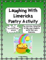 Limericks Write Your Own Limericks For St Patrick S Day Student Writing Writing Templates Writing