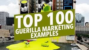 The word guerilla comes from guerilla warfare the struggles of small troops against large armies with extraordinary war tactics. 100 Best Guerilla Marketing Tactic Examples Youtube