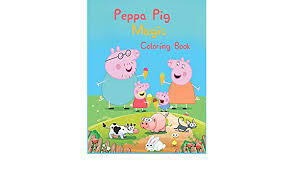 Peppa pig coloring page › back to category peppa pig coloring pages. Peppa Pig Magic Coloring Book Peppa Pig Magic Coloring Book Peppa Pig Coloring Book Peppa Pig Coloring Books For Kids Ages 2 4 25 Pages 8 5 X 11 Amazon De Press Ramzan Fremdsprachige Bucher