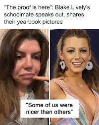 The proof is here”: Blake Lively's schoolmate speaks out, shares their  yearbook pictures (link in the comments)