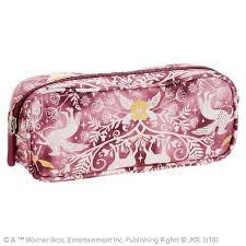 Harry Potter 8482 Gear Up Magical Damask Pencil Case Burgundy Harry Potter Pencil Case Harry Potter Shop Pencil Case