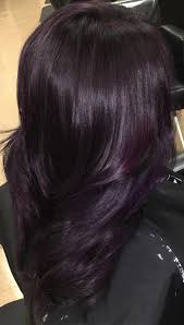 Combine a short cut with a customized blonde color, and you'll get a gorgeous glamorous look! 29 Dark Purple Hair Colour Ideas To Suit Any Taste In 2019 Hair Colour Style Dark Purple Hair Dark Purple Hair Color Hair Color Purple