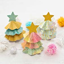 These christmas crafts are cheap & easy and perfect for kids too. Diy Paper Tree Ornaments With Template Hello Wonderful