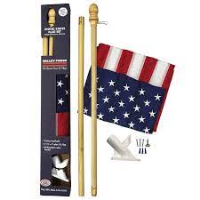 Our all american home flag kit is a special series designed to showcase the quality, craftsmanship, and expertise of american manufacturers. American Flag Kit Valleyforge Flag Com