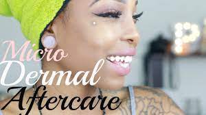 How To Care Heal Infected Dermal Piercing Youtube