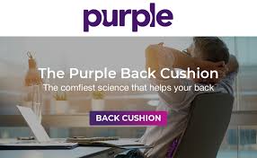 Soon afterwards i purchased the everywhere cushion and i take it, wait. Amazon Com Purple Back Cushion Pressure Reducing Grid Designed For Ultimate Comfort Designed For Chairs Gaming And Travel Made In The Usa Office Products