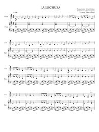 La Lechuza Piano Violin Sheet Music For Piano Violin Solo Musescore Com No hay notas en la diapositiva. la lechuza piano violin sheet music for