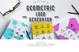 Geometric Logo Generator Letter A Geometric Logo Logo Templates Lettering
