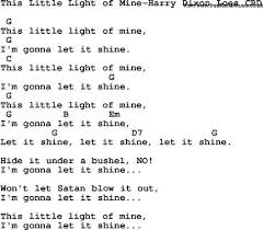 Christian Chlidrens Song This Little Light Of Mine Harry Dixon Loes Crd Lyrics Chords Christian Ukulele Songs Lyrics And Chords Ukulele Chords Songs