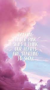 Pink Skies Lany Pink Sky Lany Lyrics Aesthetic Captions