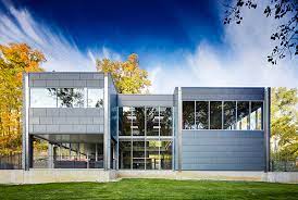 Modern home concepts takes pride in providing qualily built custom homes, working with our customers to provide the highest quality homes. Zinc House Of Industrial Zinc Exterior In Ohio Home Design Lover
