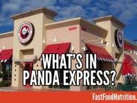 Panda Express Nutrition Facts