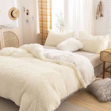 Celebrate the season and add a finishing touch with this wintry set. Fluffy Faux Fur Fleece Bed Linen Super Sale Now On Free Shipping