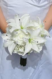 We did not find results for: Amazon Com Artificial Ivory Oriental Lily And Rose Bridal Bouquet With Real Gypsophila Home Kitchen