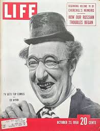 Vintage Life Magazine October 23, 1950 *COVER SHEET ONLY* Ed Wynn.