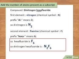 Determine the molecular formula of the compound. How To Write A Chemical Equation With Pictures Wikihow