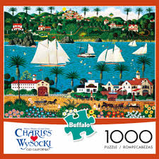 Check spelling or type a new query. Buffalo Games Charles Wysocki Old California Jigsaw Puzzle 1000 Pc Qfc