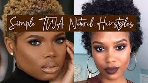 With a short haircut, you will be able to show off your stunning coils 24/7, without any fear of tangles. Simple Twa Natural Hairstyles New Feb 2020 Youtube