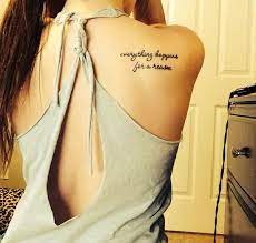 As the psychoanalyst viktor frankl says , everything can be taken from a man but one thing: 30 Everything Happens For A Reason Tattoo Designs Styletic