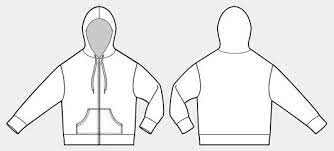 Download Hood Hoodie Fashion Flat Technical Drawing Template Buy This Stock Vector And Explore Similar Vectors At Ad Technical Drawing Fashion Flats Drawing Templates