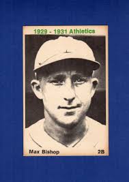 MAX BISHOP, 1929-1931 Philadelphia Athletics/A's ~ 1974 TCMA commemorative 