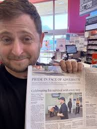 Surreal to see my story today front page of the Tribune. Tomorrow, I'll  tell it the way I lived it.