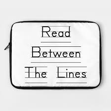 The art of reading between the lines is as old as manipulated information. Read Between The Lines School Laptop Case Teepublic