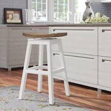 Shop wayfair for all the best swivel bar stools & counter stools. August Grove Probst Swivel Bar Counter Stool Reviews Wayfair Barhocker Holz Weisse Barhocker Barhocker
