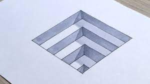 Smotret Onlajn Besplatno How To Draw 3d Steps In A Hole Easy 3d Trick Art For Kids Video Videorolik Videoklip 3d Art Drawing Illusion Drawings 3d Drawings