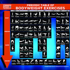 Calisthenics Chart Calisthenics Workout Card Workout